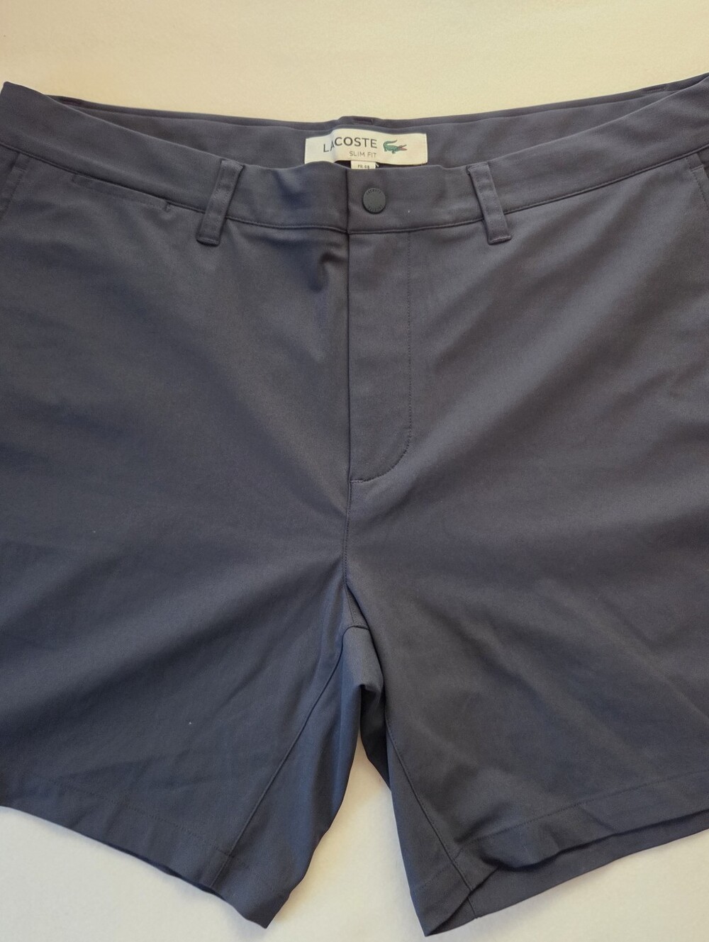 Lacoste Mens Slim Fit Navy Shorts Size 38